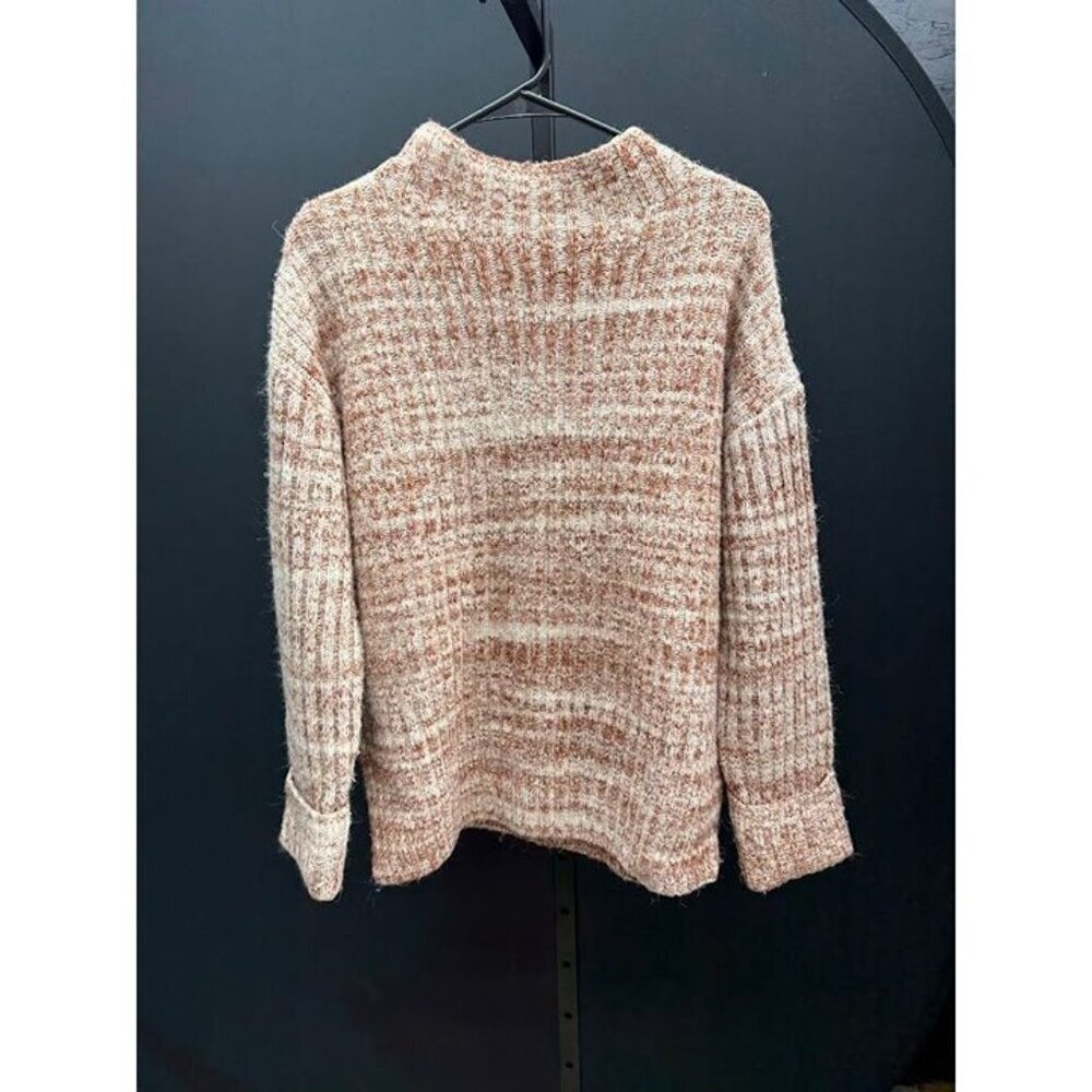 Old Navy Mock Neck Ribbed Knit Tunic Length Sweater